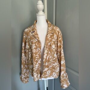 RAG & BONE Jessie Floral Linen Shacket